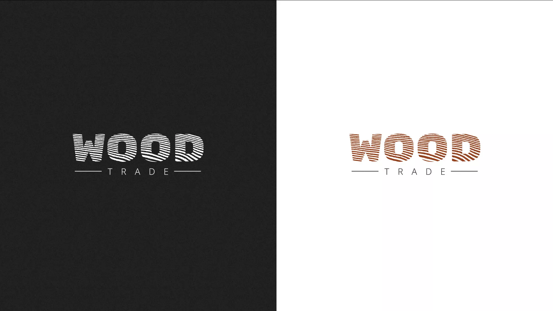 Разработка логотипа для компании «Wood Trade» в Кимрах