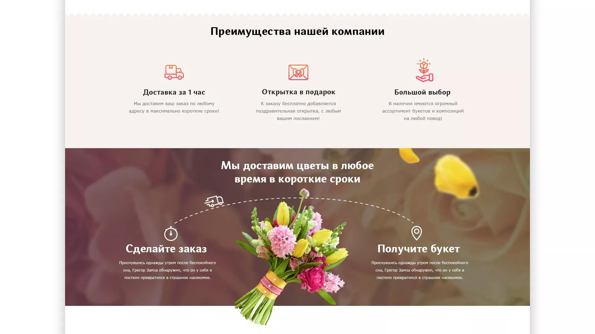 Создание интернет-магазина «Букет-онлайн» по цветам в Кимрах