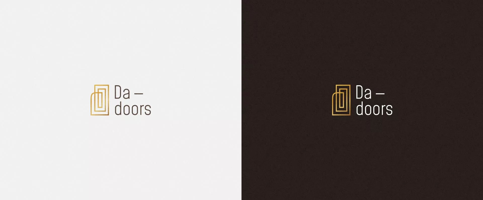 Разработка логотипа для компании «DA-DOORS» в Кимрах